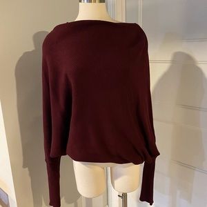 Burgundy sweater